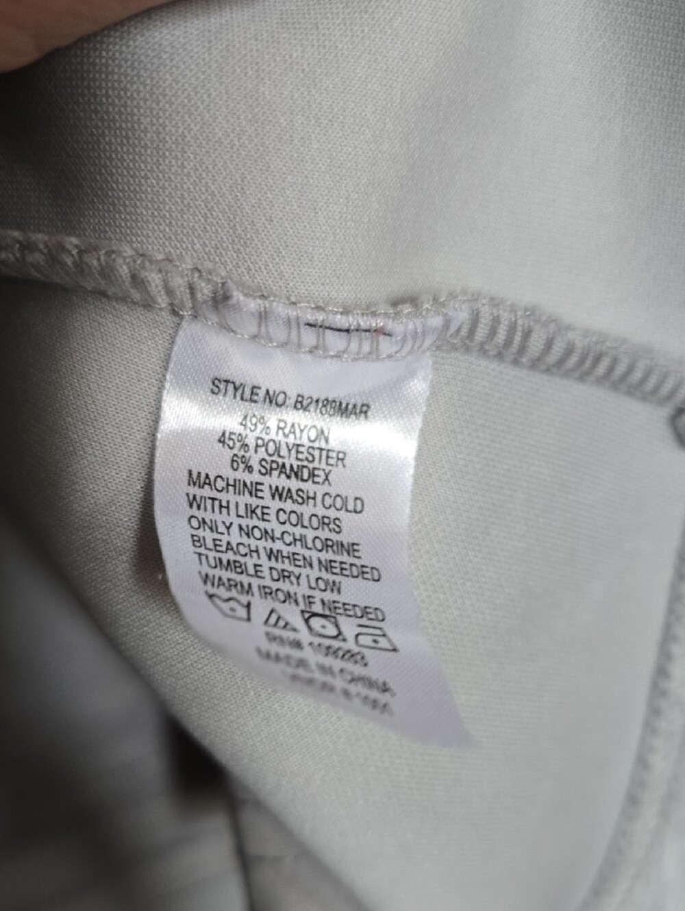 Ocean Drive Gray Drawstring Mini Skirt - Picture 4 of 5